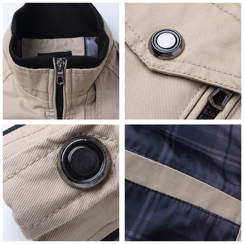 Bomber veste hommes mode décontracté coupe-vent veste manteau hommes 2025 printemps automne nouveaux vêtements d'extérieur chauds solide Stand mince veste hommes
