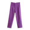 D3250 New Arrivals Women's Pants & Trousers Women High Waist Tight Solid Color Elegant Office Pants for Ladies Casual Pants
