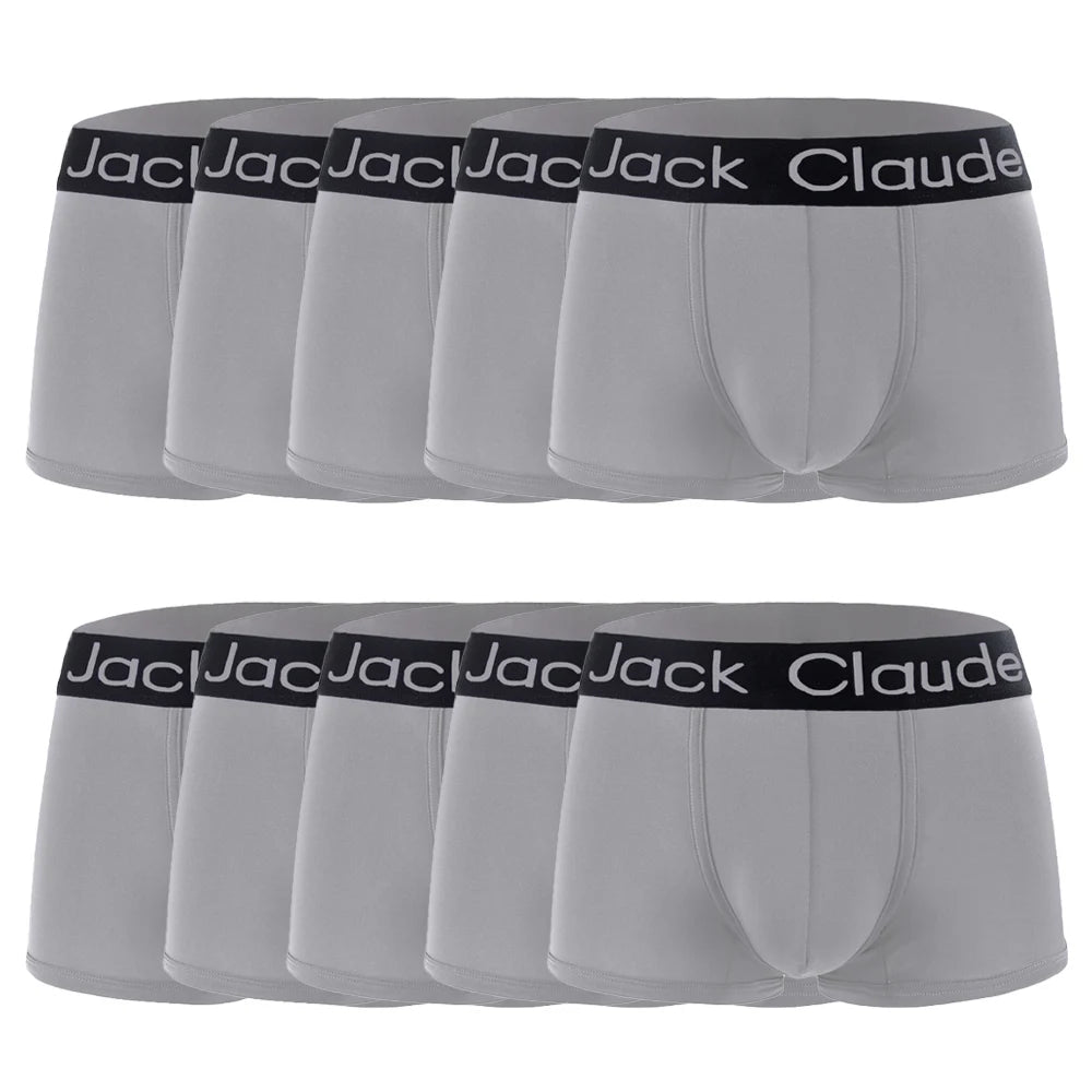 10 pièces/lot hommes Boxershorts Sexy Boxer doux lettre imprimé Boxer Shorts pour hommes sous-vêtements hommes boxeurs mâle Slip Homme Calzoncillo
