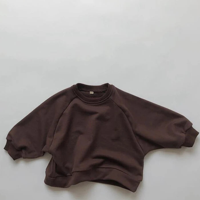 Vêtements pour enfants japon Style coréen automne printemps bébé filles garçons décontracté à manches longues sweats T-shirt enfants hauts pullover