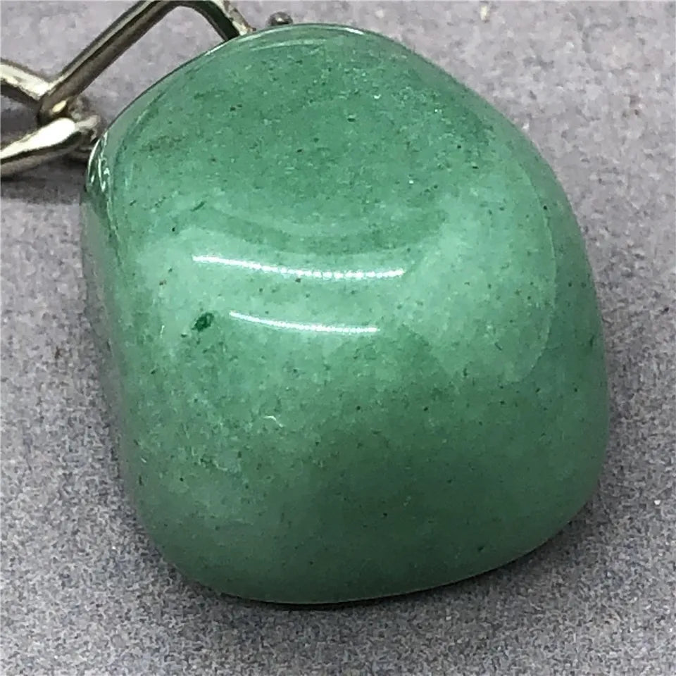 17 Types de pierre naturelle avec accessoires pendentif porte-clés en acier inoxydable