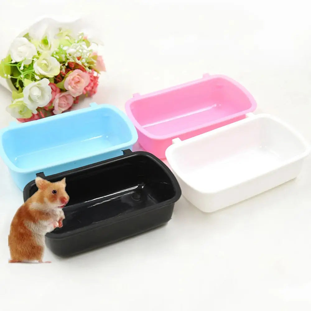 Petit bol d'alimentation pour animaux de compagnie, dispositif d'eau potable, mangeoire pour hamster, pigeon, tortue, tasse d'alimentation pour lapin