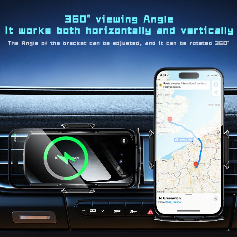 Wholesale Magnetic Car Phone Holder Stand for Phone Strong Magnet Metal Car Mount Air Vent Phone Holder 2024 New Products