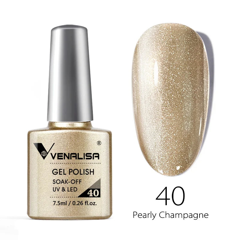 Venalisa vernis à ongles Gel à paillettes réfléchissantes couleur néon couverture complète Pigment Nail Art manucure tremper l'émail vernis Gel UV
