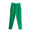 D3250 New Arrivals Women's Pants & Trousers Women High Waist Tight Solid Color Elegant Office Pants for Ladies Casual Pants