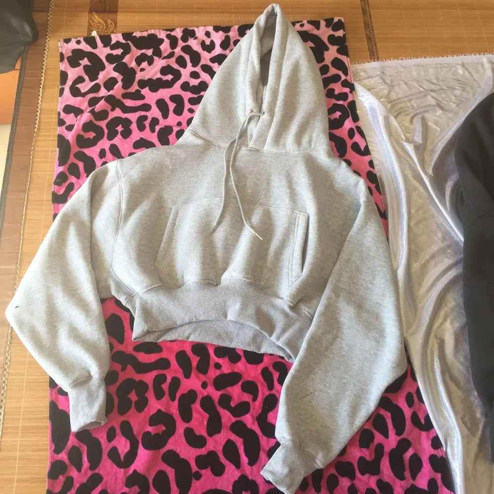 Sweat à capuche Smile avec pantalon de jogging pour femme, ensemble 2 pièces, tenue de sport décontractée, survêtement monochrome, imbibé de sueur, vente en gros, automne et hiver