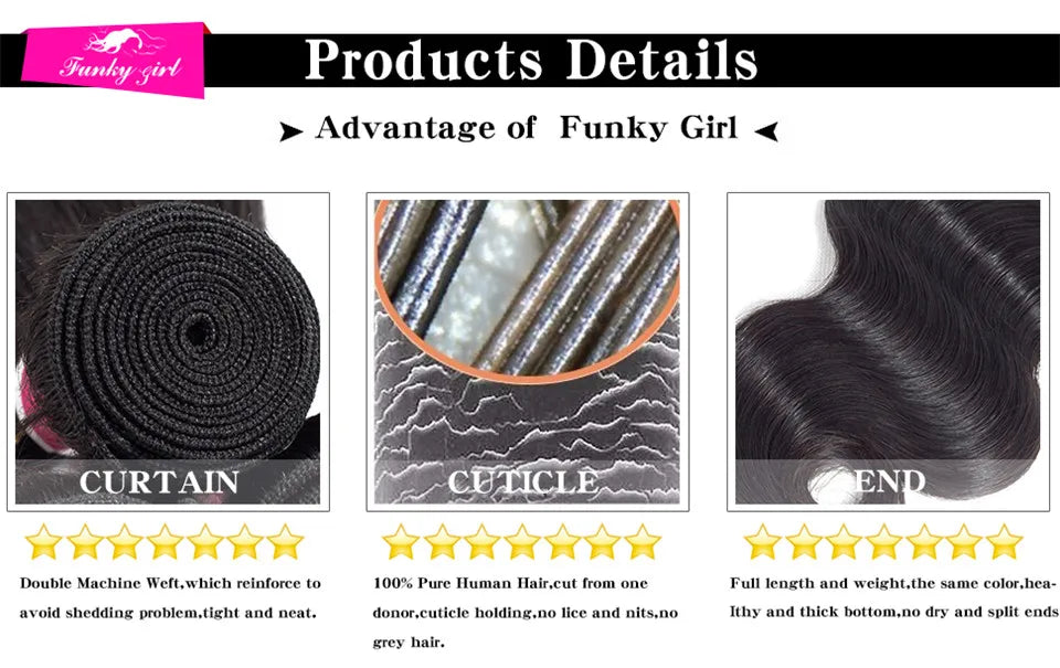 10A cheveux brésiliens os cheveux raides 1B/30 cheveux humains armure faisceaux deux tons cheveux paquets Ombre cheveux raides 3 pièces Extensions