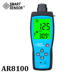 Capteur Intelligent Numérique d'Oxygène, Détecteur de Gaz, Alarme Sonore et Lumineuse, Moniteur de Qualité de l'Air avec Écran LCD de Température