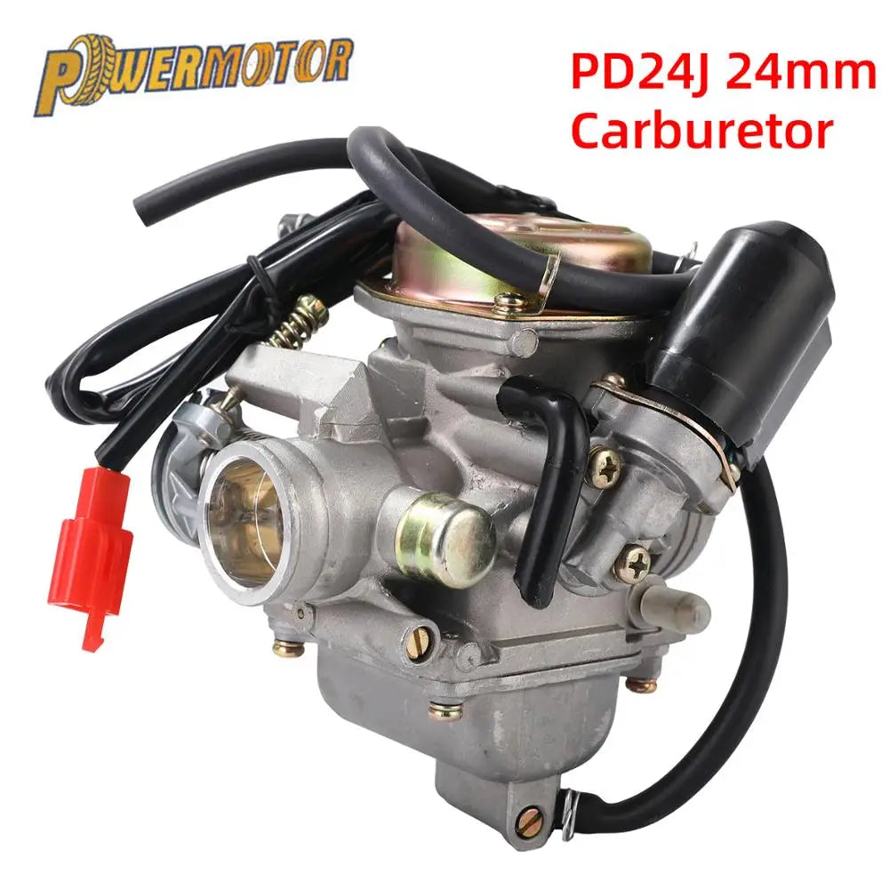 Accessoires de carburateur de moto GY6 125cc 150cc, système de carburant PD24J, carburateur ATV Kart Scooter Power Jet, pièces de Motocross