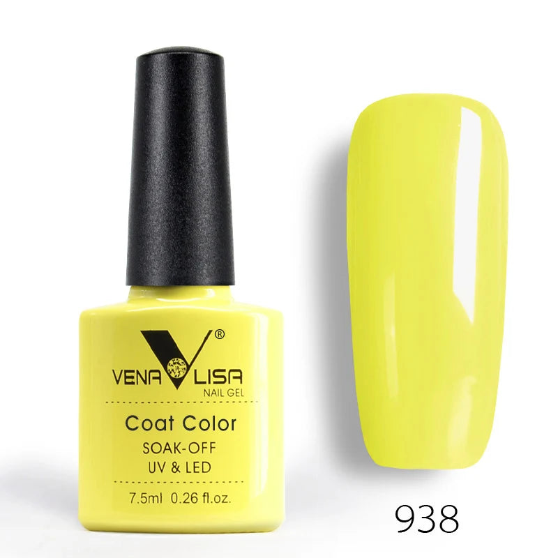 Venalisa 7.5ml mode brillant tremper UV Gel vernis à ongles cosmétiques Nail Art manucure ongles Gel vernis conseils vernis à ongles