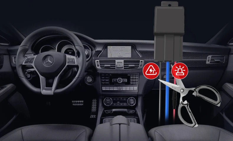 Localisateur d'huile de coupe de moto électrique, relais GPS 4G, pour voiture, camion, ACC remorqué, appel, alarme, système de suivi de Protection de sécurité