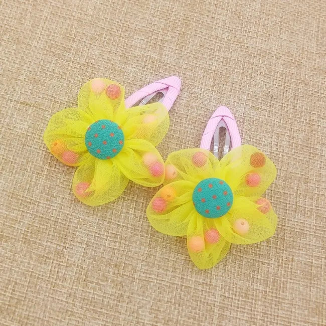 Pinces à cheveux pour enfants, 2 pièces/lot, nouvelles Barrettes de sécurité à fleurs mignonnes, Clip BB, cadeaux pour petites filles, accessoires pour cheveux pour enfants, offre spéciale