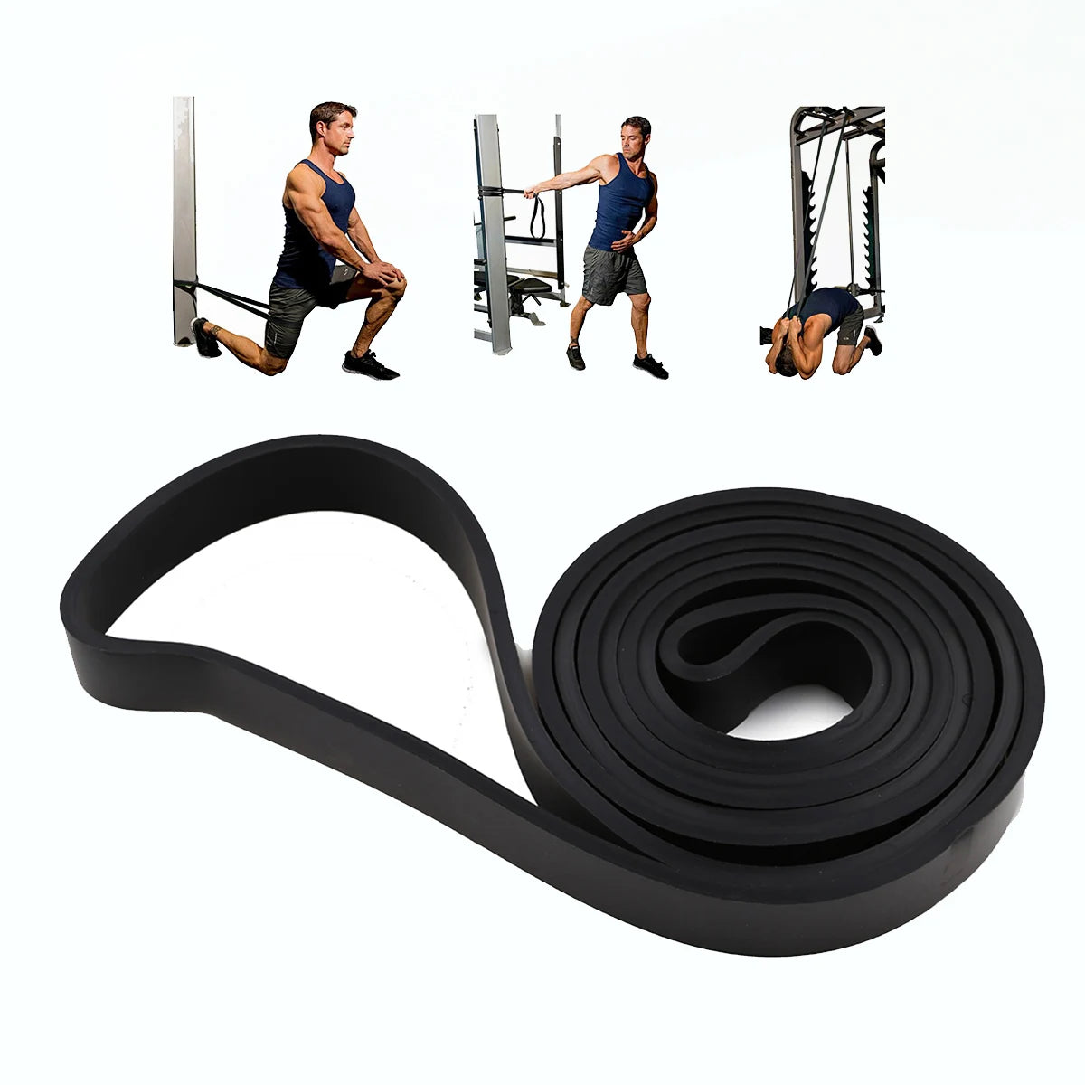 Bande de résistance commandée pour exercice, extenseur élastique, entraînement physique, Pilates, pension à domicile, 208cm