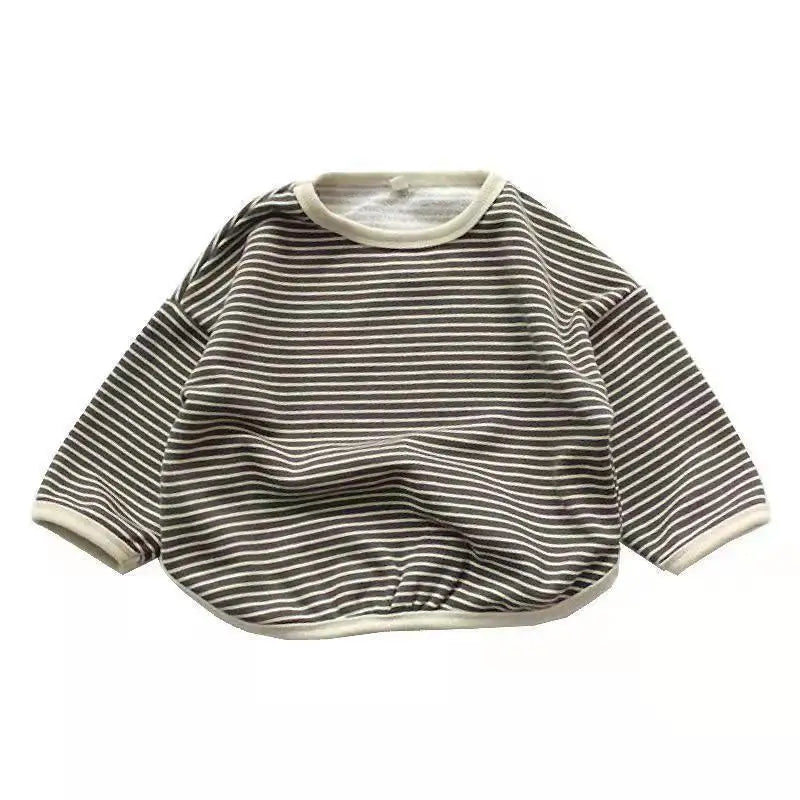 Enfants Garçon Sweat Pour Tout-Petits Filles Top Vêtements Printemps Coton T-shirt À Manches Longues Enfants Vêtements Automne 1-6Y Garçons Vêtements
