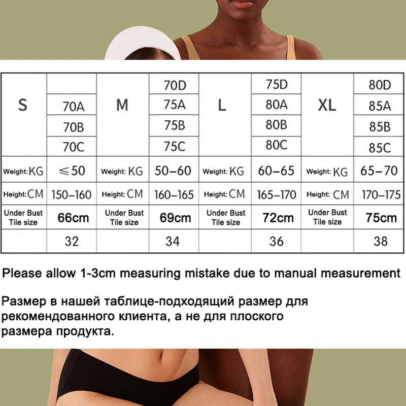 Femmes Latex soutien-gorge sous-vêtements sans couture Sexy brassières femme sans fil soutiens-gorge doux femme intimes Lingerie grande taille Bralette S-XL