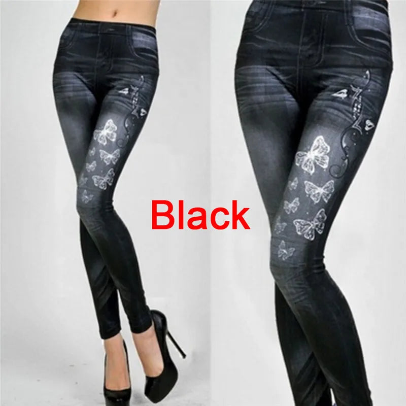 Leggings skinny sexy pour femmes, jeans, jeggings, pantalons extensibles, denim, mode, nouveau
