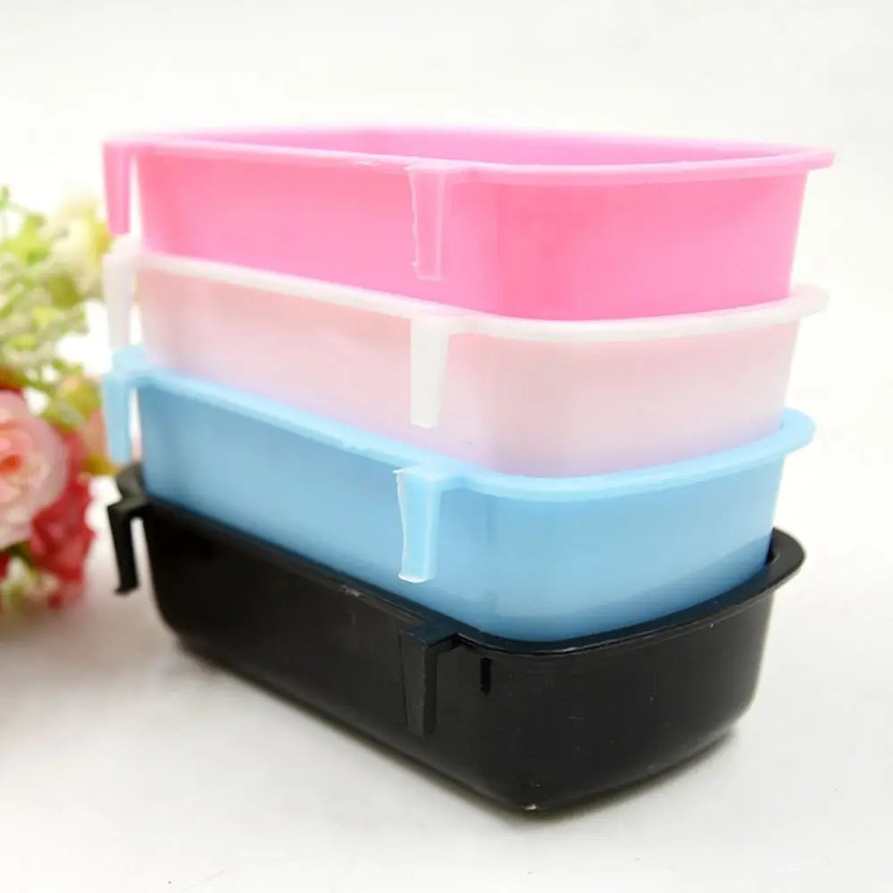 Petit bol d'alimentation pour animaux de compagnie, dispositif d'eau potable, mangeoire pour hamster, pigeon, tortue, tasse d'alimentation pour lapin