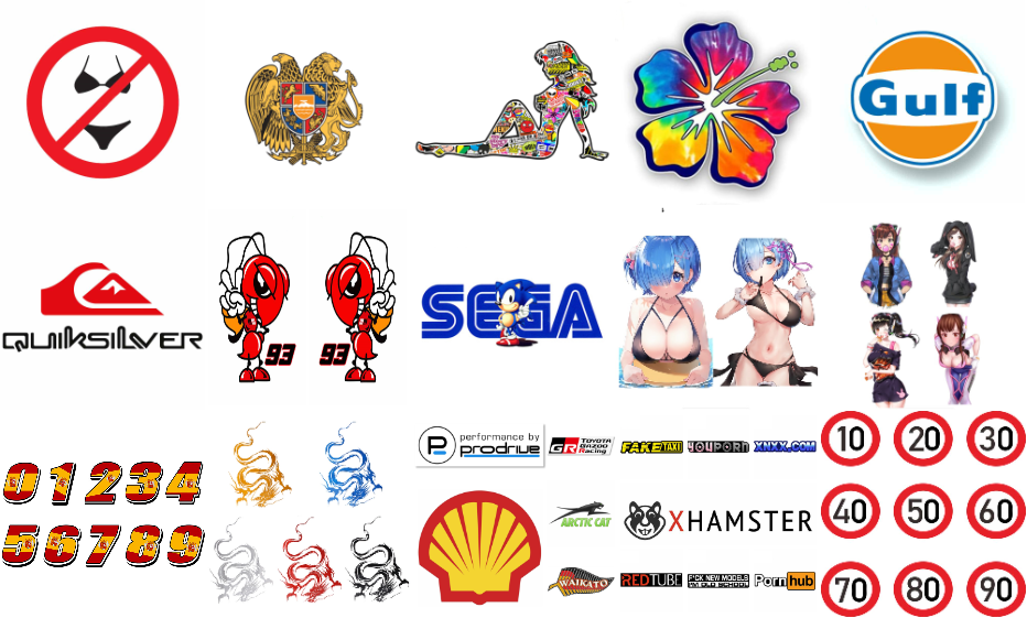 Castrol Racing Oil Stickers Car Decal Auto Motorcycle Vinyl Rally Car PVC Stickers