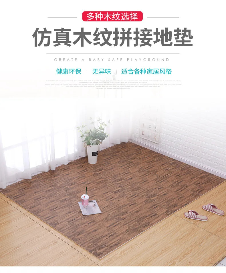 Tapis de Puzzle pour enfants, carrelage en mousse, tapis de jeu pour bébé, décoration de la maison, rembourrage de sol doux, jouets pour enfants, cadeaux