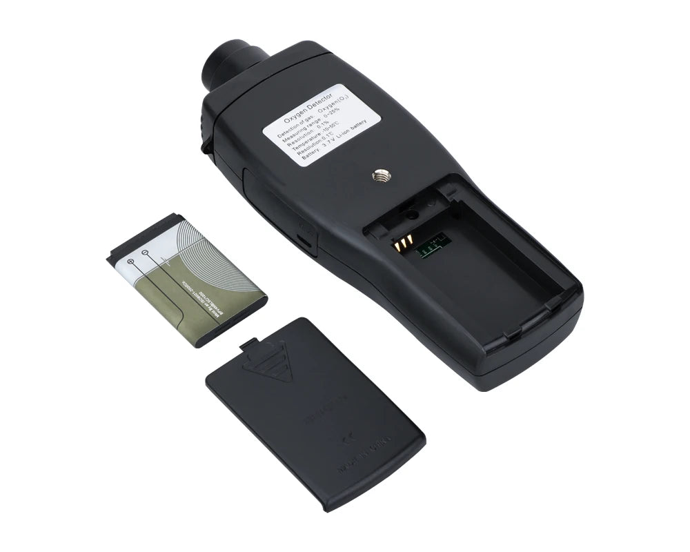 Capteur Intelligent Numérique d'Oxygène, Détecteur de Gaz, Alarme Sonore et Lumineuse, Moniteur de Qualité de l'Air avec Écran LCD de Température