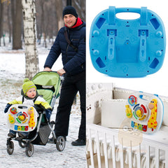Table musicale jouets pour bébé Machine d'apprentissage jouet éducatif Table d'apprentissage musical jouet Instrument de musique pour enfant en bas âge 6 mois +