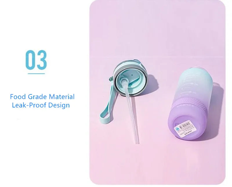 Bouteille d'eau en plastique de 600ml, livraison gratuite, articles portables, Shaker d'extérieur, Sport, mignon, pour filles, nouvelle mode