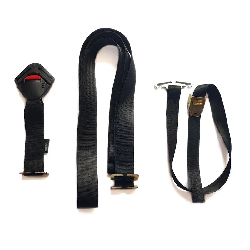 Harnais de ceinture de sécurité pour enfants, panier de sécurité de voiture pour bébé, ceinture étendue avec loquet de verrouillage, boucle de klaxon, accessoires pour bébé