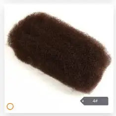 Tresses torsadées de couleur naturelle QVR, cheveux brésiliens Remy sans trame, Afro crépus, en vrac, pour tressage, 1 paquet de 50 g/pièce