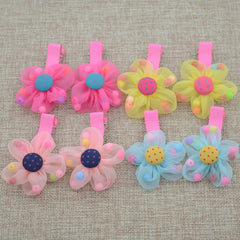 Pinces à cheveux pour enfants, 2 pièces/lot, nouvelles Barrettes de sécurité à fleurs mignonnes, Clip BB, cadeaux pour petites filles, accessoires pour cheveux pour enfants, offre spéciale