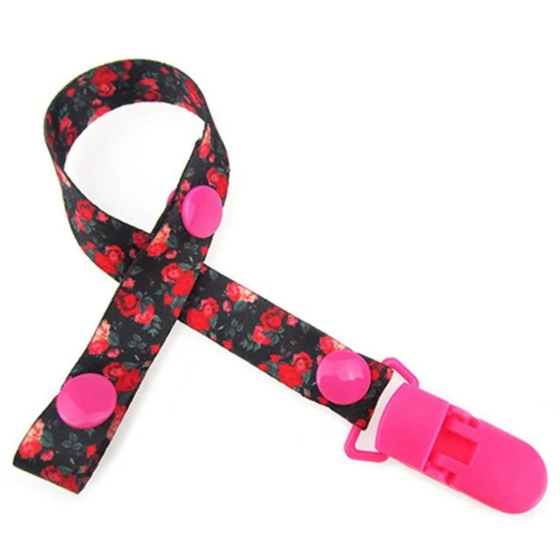 1pc bébé sucette Clips chaîne matériau confortable mignon factice pince titulaire mamelons enfants dessin animé attache-sucette attache-sucette