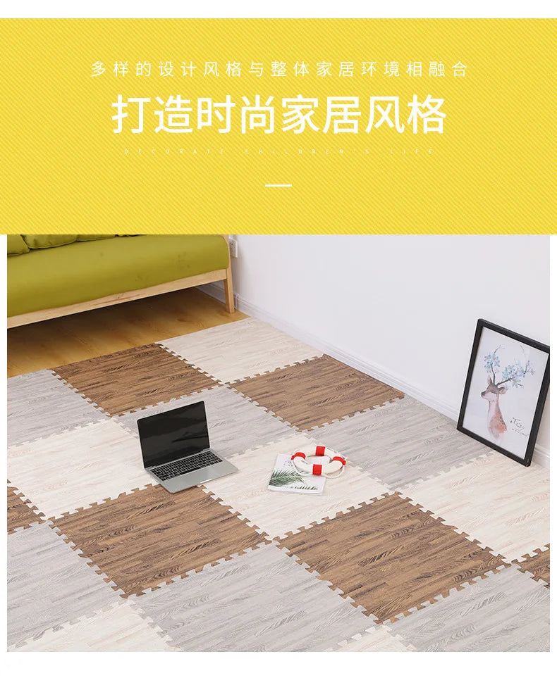 Tapis de Puzzle pour enfants, carrelage en mousse, tapis de jeu pour bébé, décoration de la maison, rembourrage de sol doux, jouets pour enfants, cadeaux