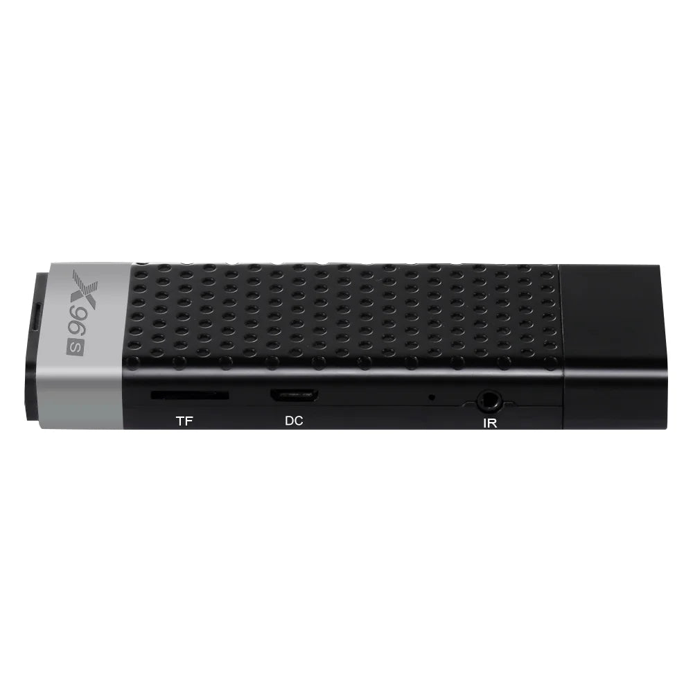 Clé TV X96S 4K, Android 9.0, Amlogic S905Y2 Quad Core, 4 go/32 go, Wifi 2.4/5GHz, bt 4.2, 1080P, H.265, Miracast, Dongle TV