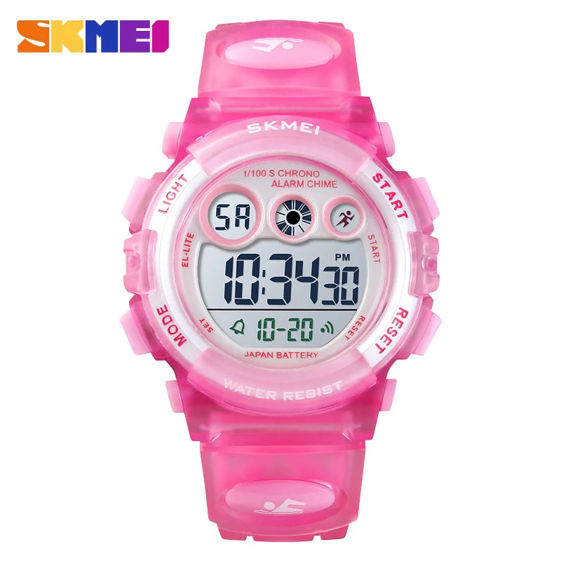 SKMEI – montre de Sport pour enfants, numérique, de luxe, électronique, cadeau pour garçons et filles