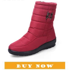 YAERSettlement-Bottes de rinçage imperméables pour femmes, chaussures à plateforme compensée, bottes de neige chaudes pour femmes, nouvelle mode, hiver