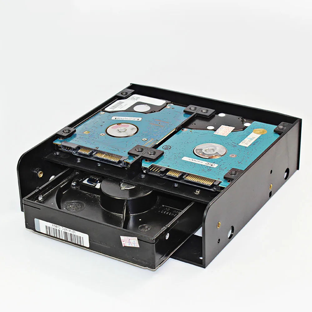 5.25 "à 3.5" 2.5 "Hdd/Ssd disquette-Drive Bay ray support de montage adaptateur HDD disque dur SSD prend en charge jusqu'à 6*2.5" disques durs