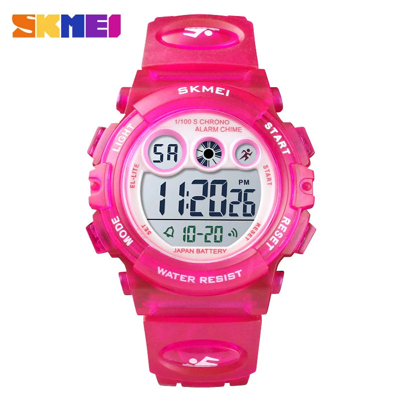 SKMEI – montre de Sport pour enfants, numérique, de luxe, électronique, cadeau pour garçons et filles