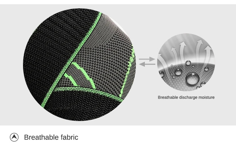 Genouillères de sport en nylon élastique, bandage de soutien, bretelles, manchon de compression, basket-ball, fitness