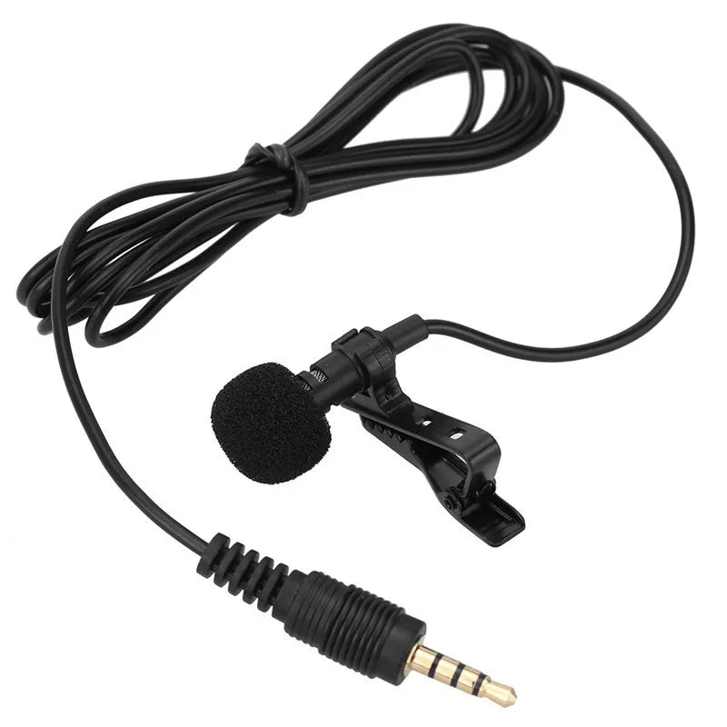 Mini Microphone Portable à condensateur, micro Lavalier à revers, usb c, filaire, Mikrofo/Microfon, pour téléphone et ordinateur Portable, avec prise casque