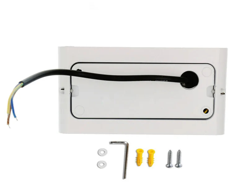 6W 12W mur LED lampe extérieure étanche éclairage de jardin en aluminium AC86-265V intérieur chambre salon escaliers applique murale