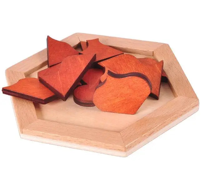 Planche en bois Puzzle enfants éducatif mathématiques Tangram Puzzles jeu jouets pour adultes enfants