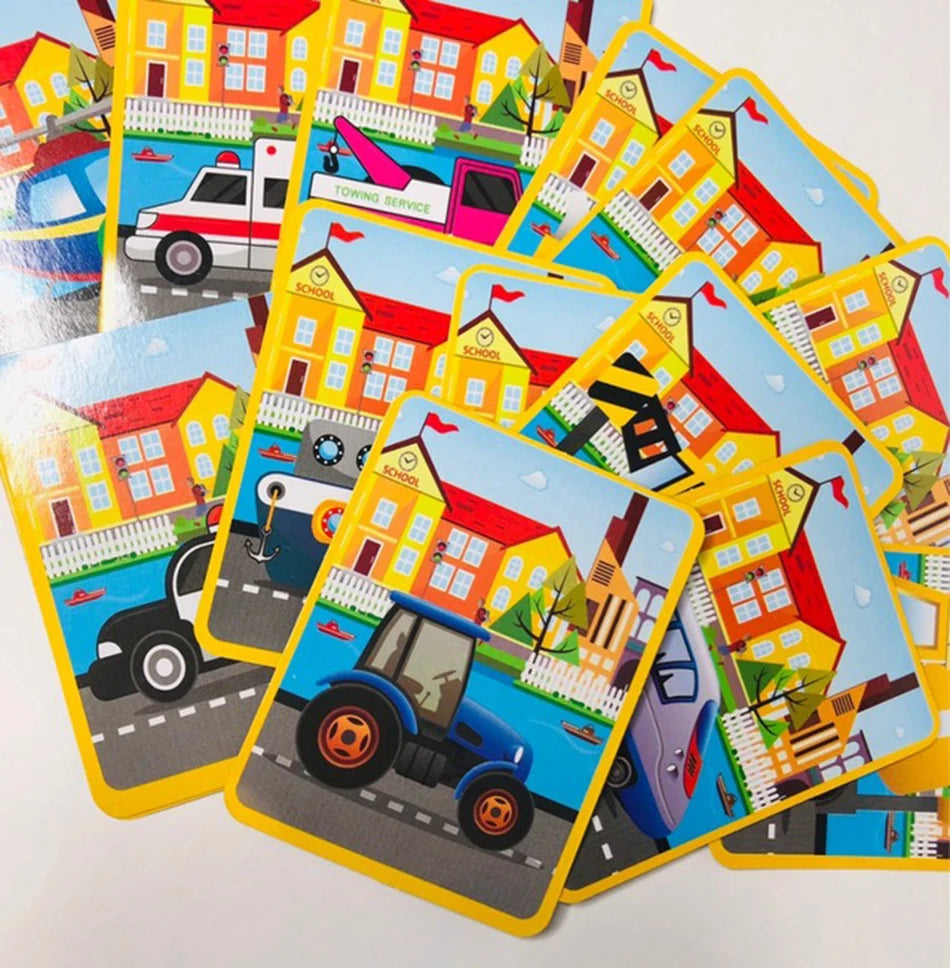 Livre de Puzzle magnétique pour enfants, jouets intelligents 3D, jeux d'entraînement cérébral, jouets éducatifs Montessori, cadeaux pour enfants, jouets de noël