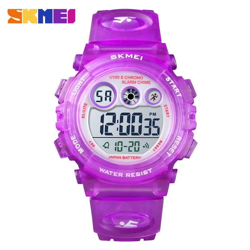 SKMEI – montre de Sport pour enfants, numérique, de luxe, électronique, cadeau pour garçons et filles