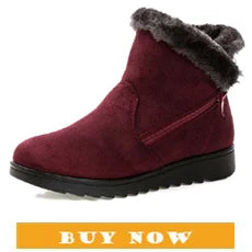 YAERSettlement-Bottes de rinçage imperméables pour femmes, chaussures à plateforme compensée, bottes de neige chaudes pour femmes, nouvelle mode, hiver