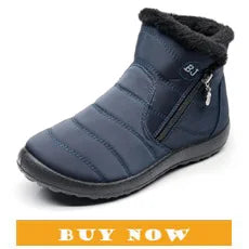 YAERSettlement-Bottes de rinçage imperméables pour femmes, chaussures à plateforme compensée, bottes de neige chaudes pour femmes, nouvelle mode, hiver