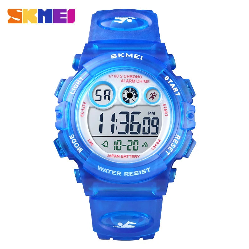 SKMEI – montre de Sport pour enfants, numérique, de luxe, électronique, cadeau pour garçons et filles
