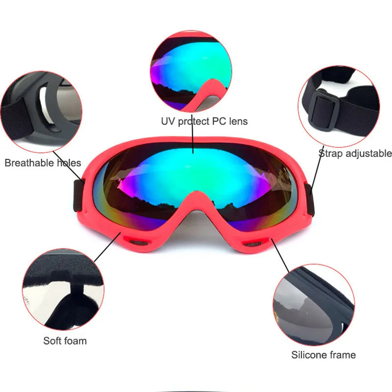 Lunettes de Ski professionnelles d'hiver pour enfants, lunettes de Ski, Snowboard, lunettes de soleil, Anti-UV400, équipement de sport pour enfants, hommes et femmes