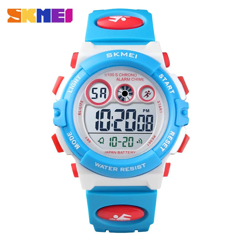 SKMEI – montre de Sport pour enfants, numérique, de luxe, électronique, cadeau pour garçons et filles