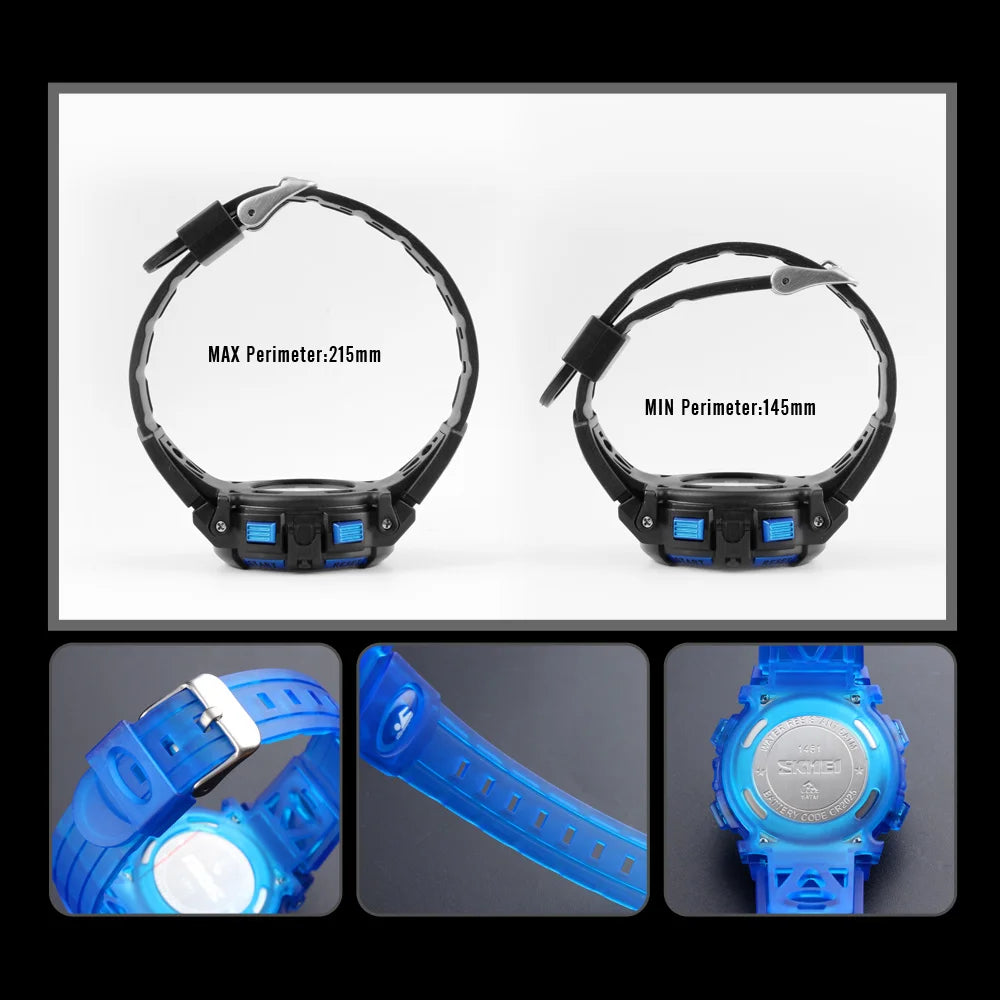 SKMEI – montre de Sport pour enfants, numérique, de luxe, électronique, cadeau pour garçons et filles