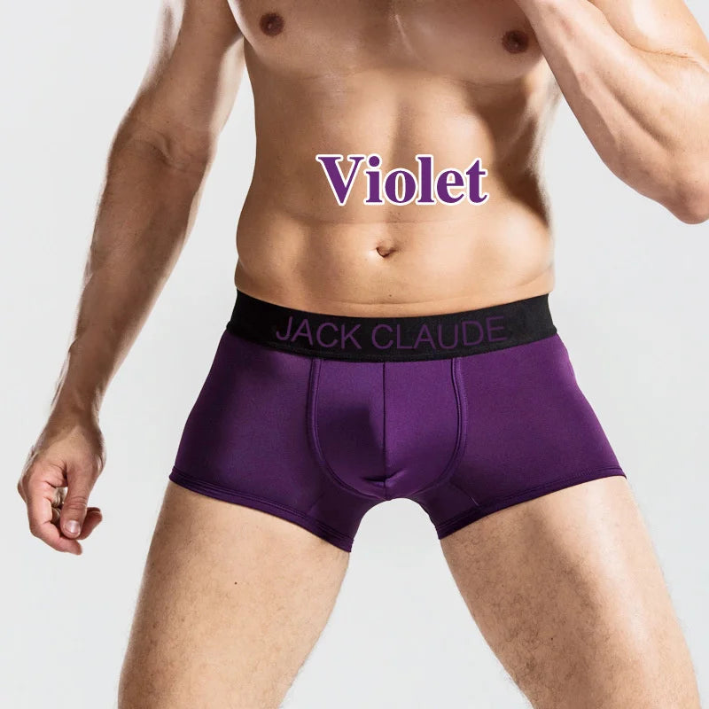 10 Pcs/Lot Men's Boxer Shorts Men Brand Men's Boxershorts Soft Sexy Cueca Boxer Men Underwear Male Jack Claude Calzoncillos