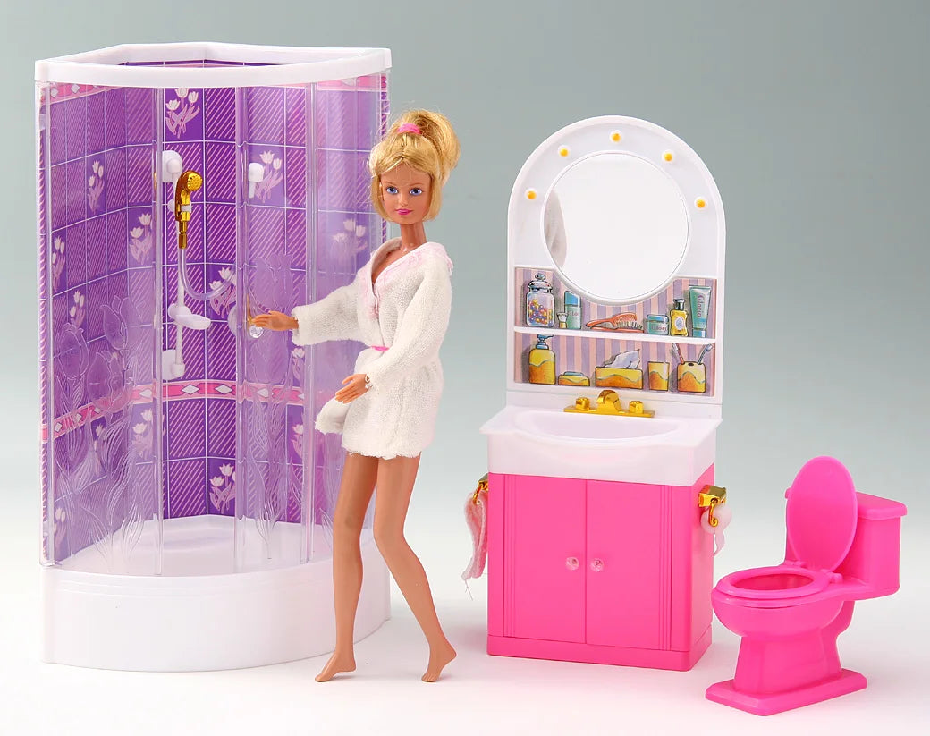 Accessoires pour poupées bjd 30cm, salle de classe pour enseignant, école, cuisine pour meubles de piscine 30cm, armoire, placard, lit, baignoire, salle de bain